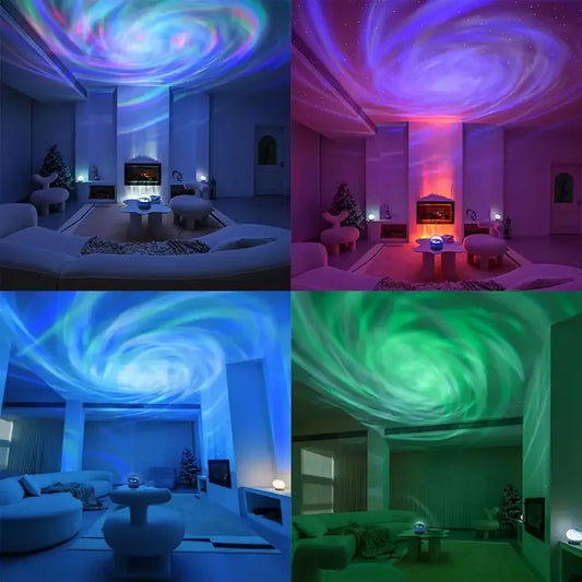 LED Galaxy Projector Light Colorful Galaxy Sky Projector Bedroom Night Light