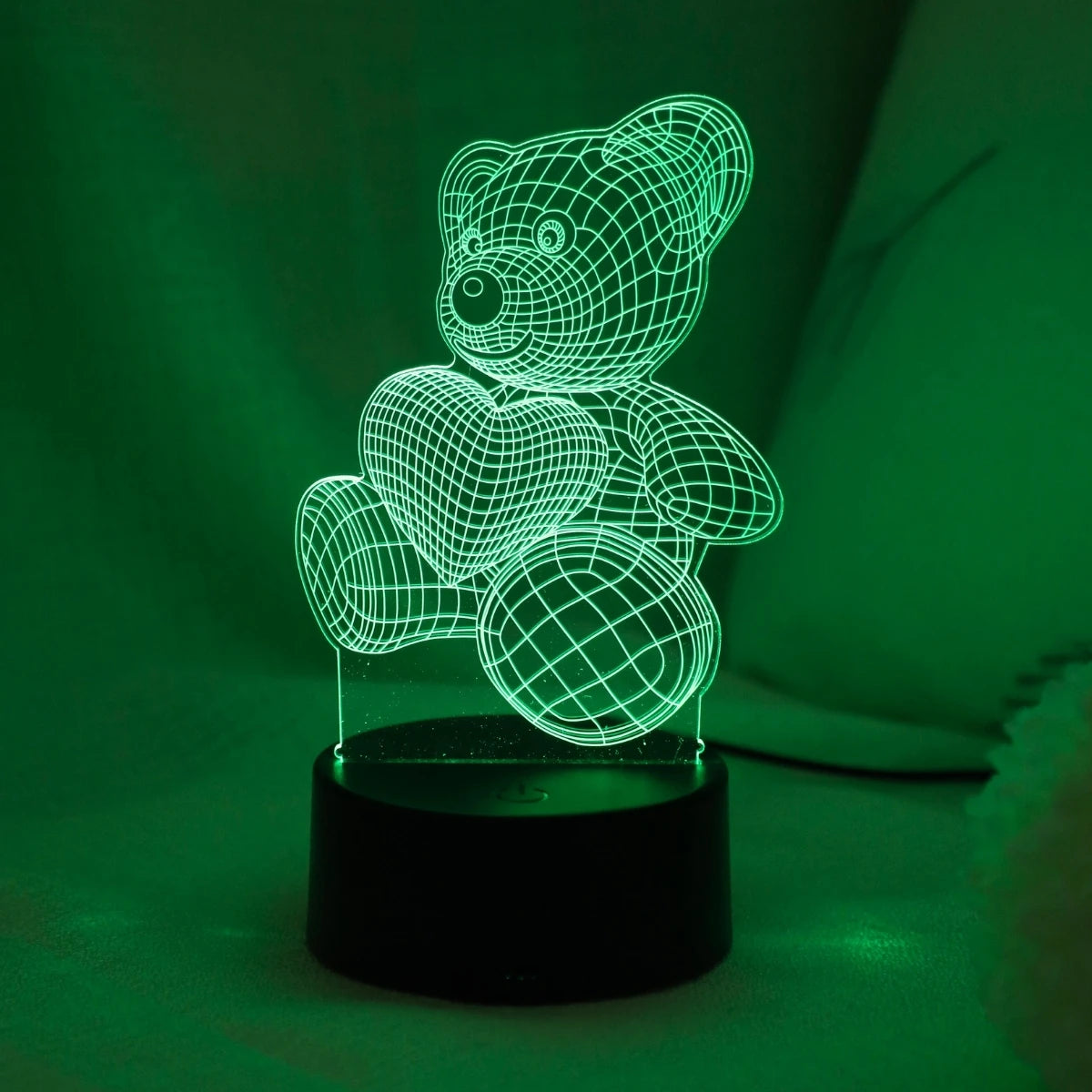 USB 3D Night Light Bear Creative Night Light, Home, Dining Table