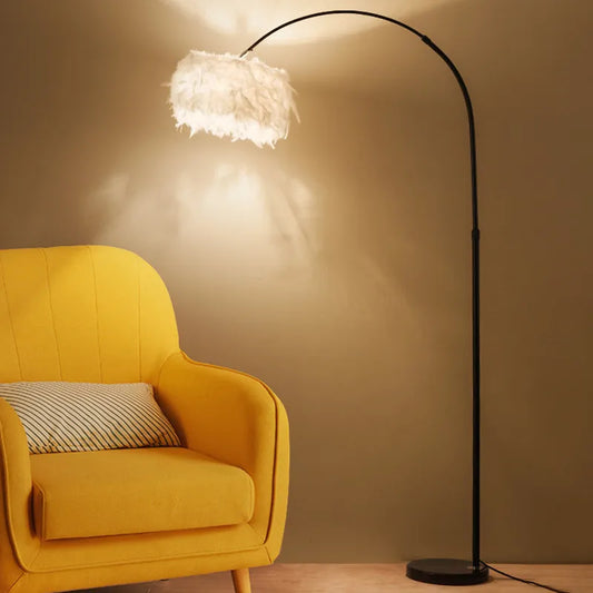 Feather floor lamp Nordic minimalist floor lamp h