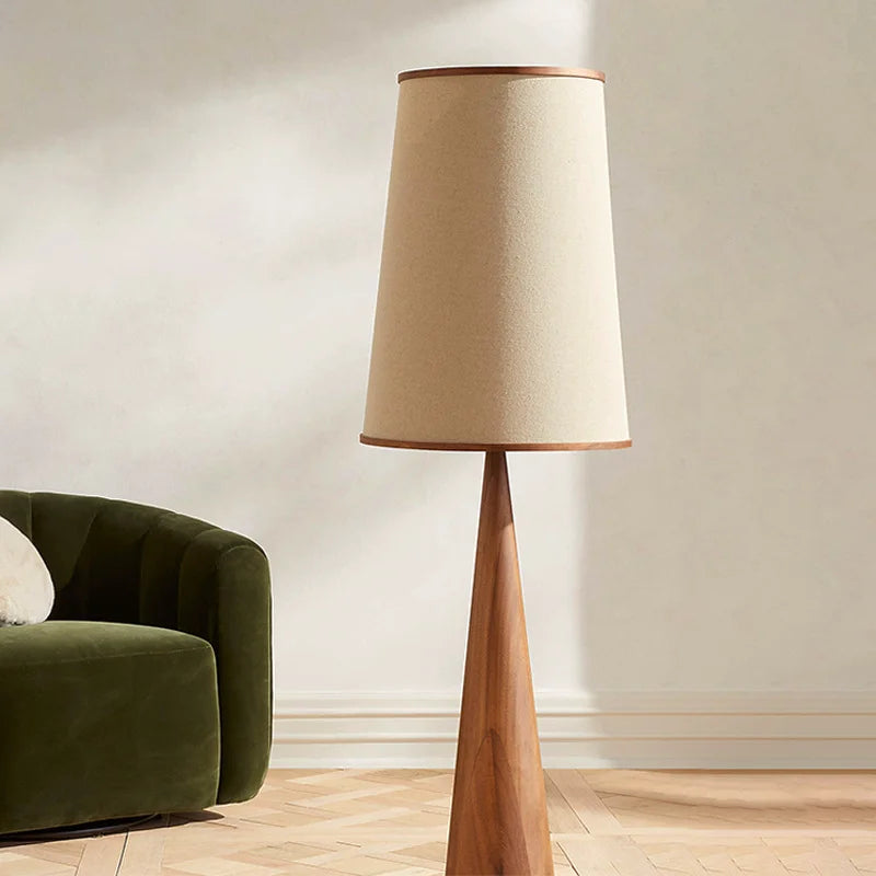Wabi-sabi Wooden Zen Art Decorative Floor Lamp