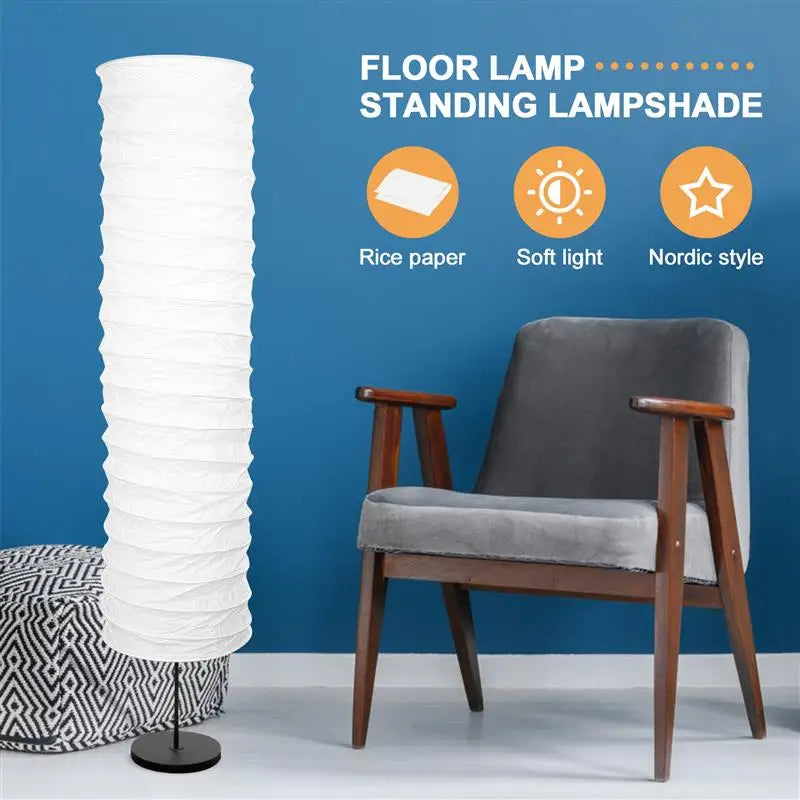Lamp Paper Floor Shade Lantern Modern Floor Lamp