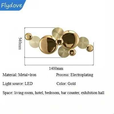 Light Luxury Living Room LED Decorative Lighting Bedside Lamp