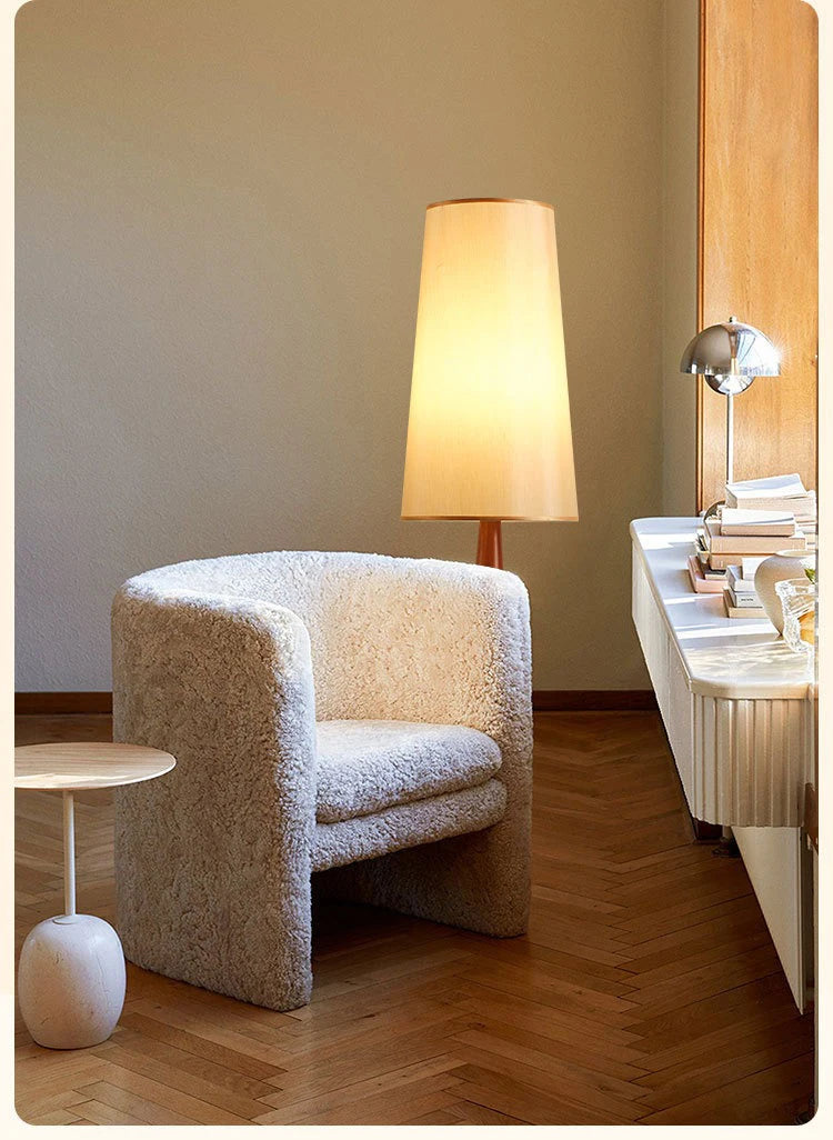 Wabi-sabi Wooden Zen Art Decorative Floor Lamp
