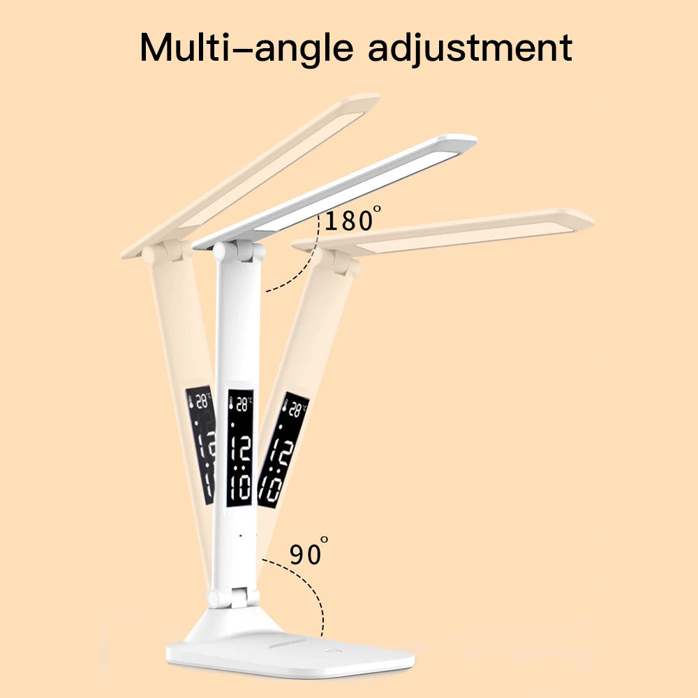 LED Desk Lamp USB Dimmable Touch Foldable Table Lamp