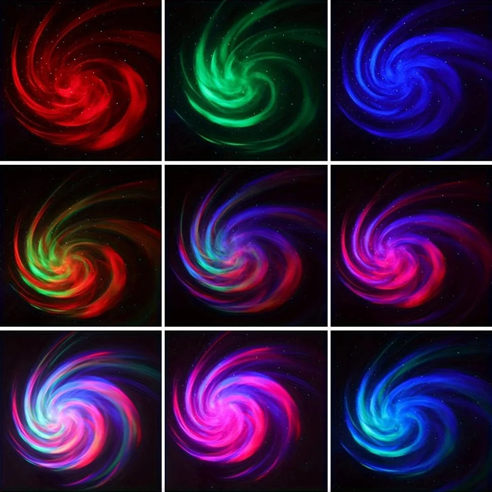 LED Galaxy Projector Light Colorful Galaxy Sky Projector Bedroom Night Light