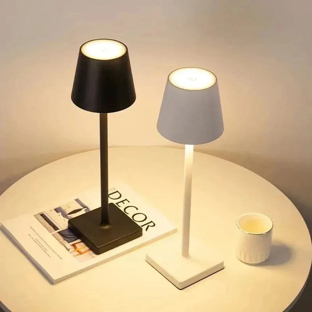 LED Scandinavian Style Tall Table Lamp