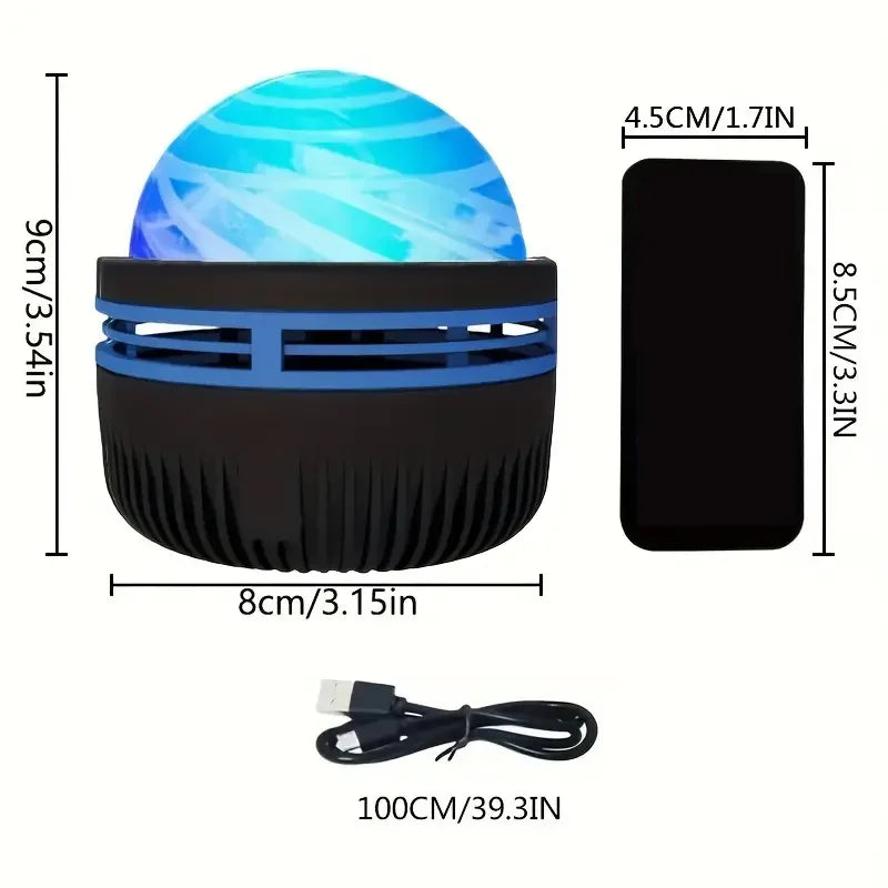 LED Galaxy Projector Light Colorful Galaxy Sky Projector Bedroom Night Light