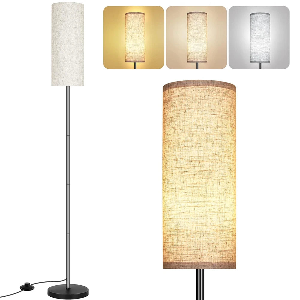 Floor Lamp for Living Room Modern Standing Lamps with Lampshade Lamp