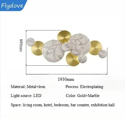 Light Luxury Living Room LED Decorative Lighting Bedside Lamp