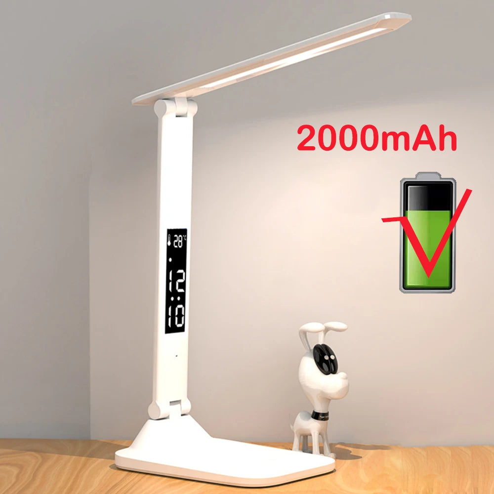 LED Desk Lamp USB Dimmable Touch Foldable Table Lamp