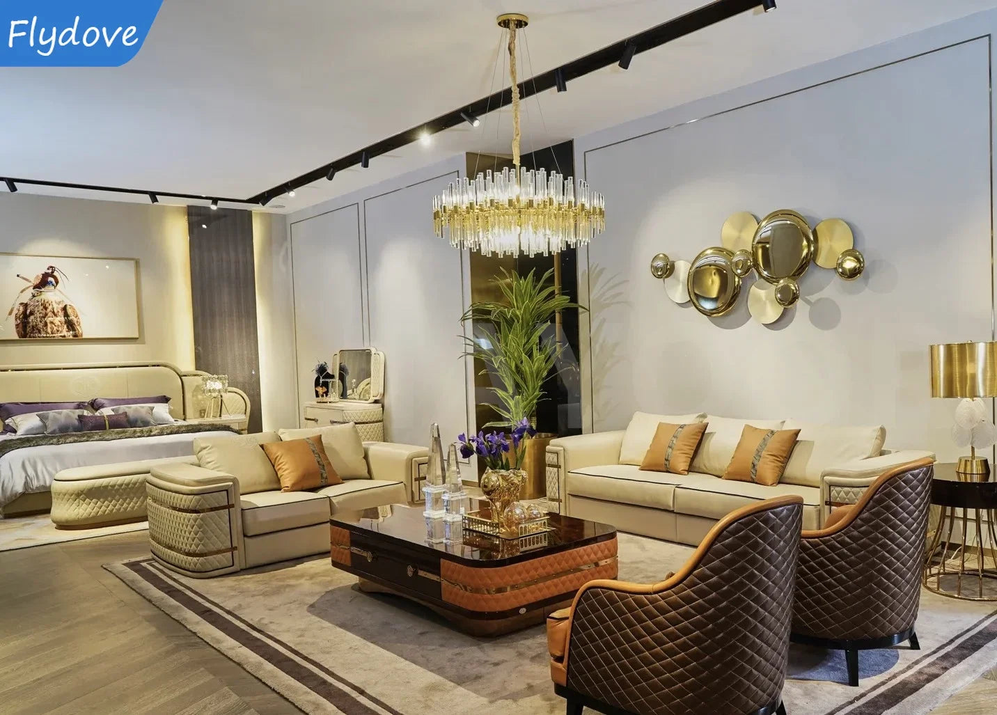 Light Luxury Living Room LED Decorative Lighting Bedside Lamp