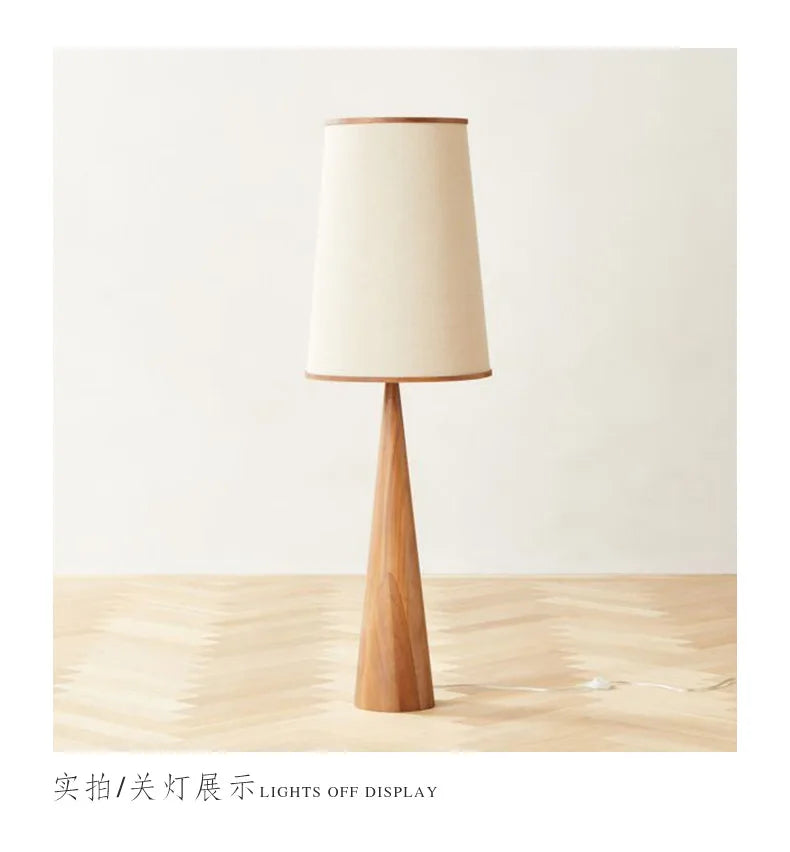 Wabi-sabi Wooden Zen Art Decorative Floor Lamp
