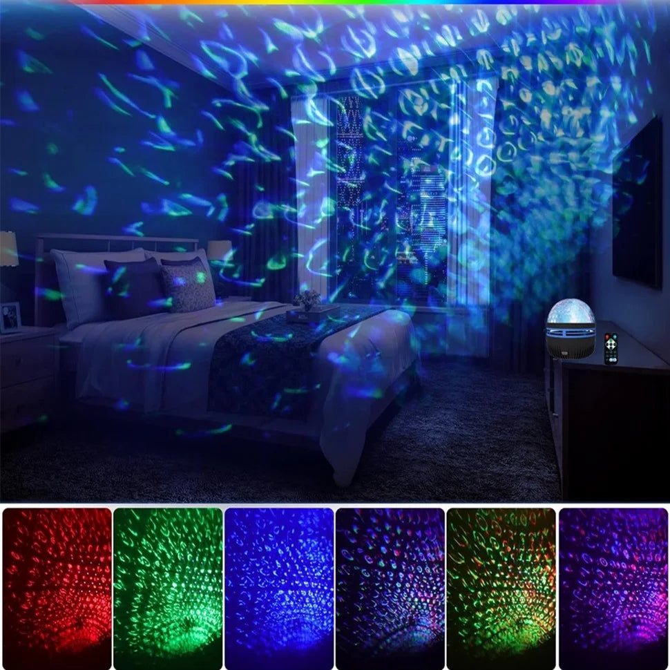 LED Galaxy Projector Light Colorful Galaxy Sky Projector Bedroom Night Light