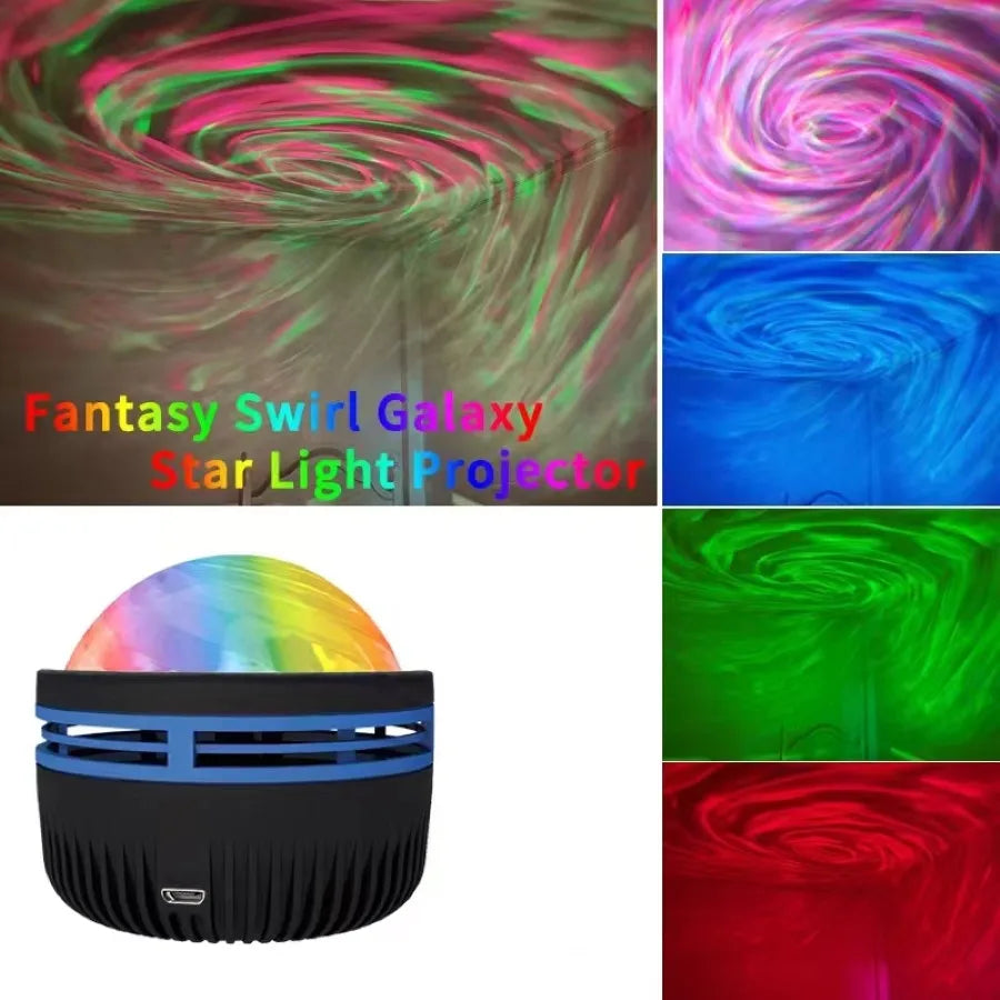 LED Galaxy Projector Light Colorful Galaxy Sky Projector Bedroom Night Light