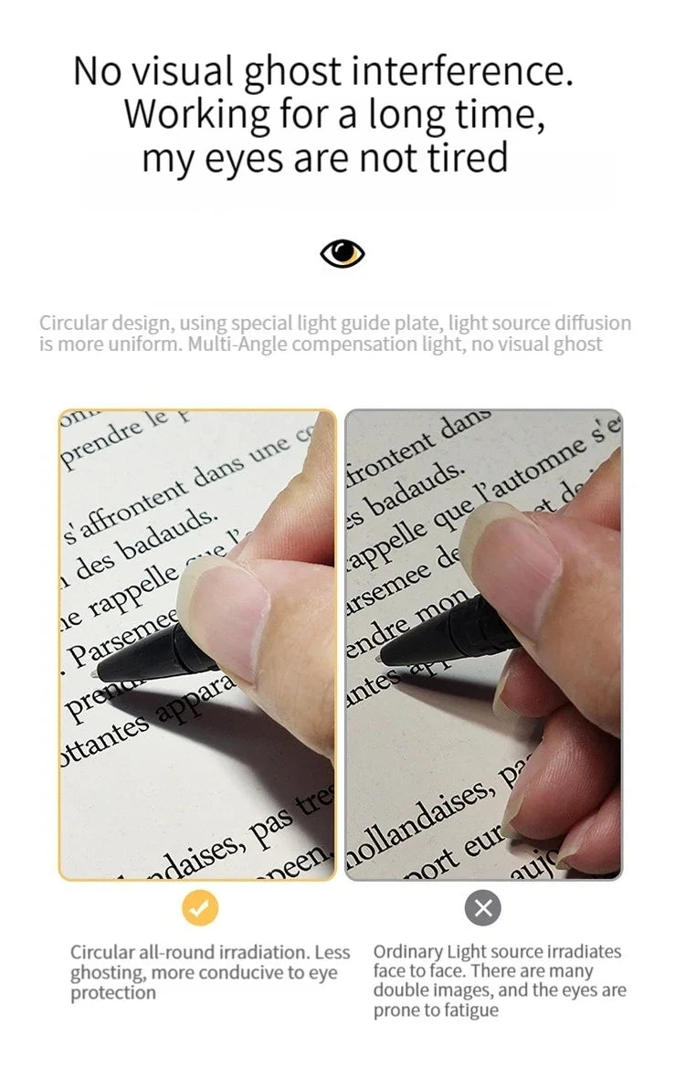 Folding Table Lamp Eye Protection Touch Dimmable LED Desk Lamp