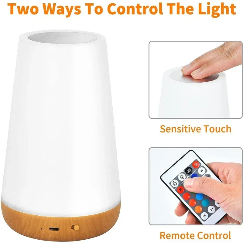 13 color change remote control atmosphere night light for home portable night light