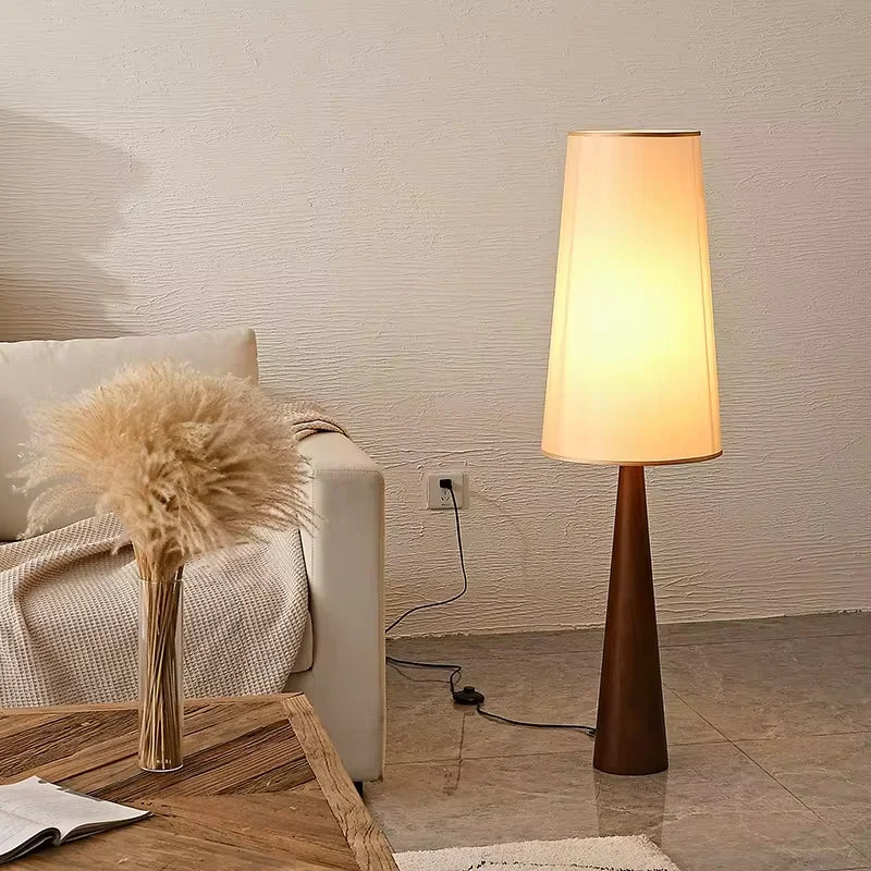 Wabi-sabi Wooden Zen Art Decorative Floor Lamp