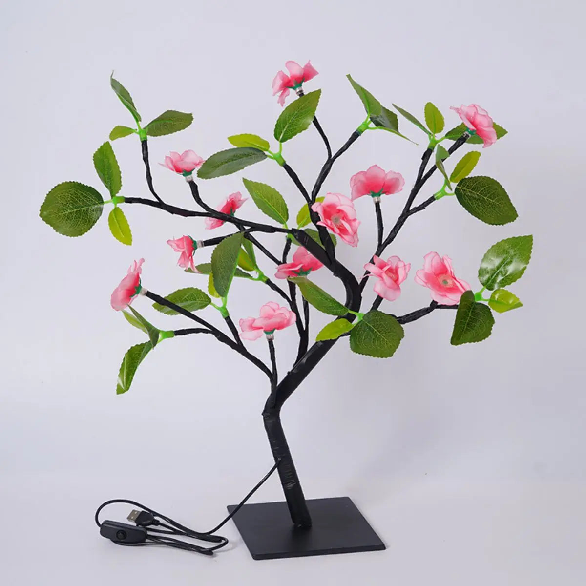 LED Peach Blossom Plum Blossom Tree Lamp Interior Decorative Light Gift Creative Luminescent Styling Light