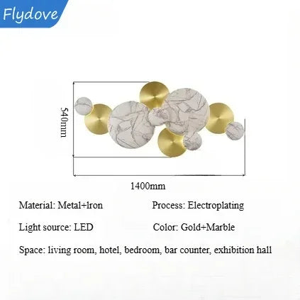 Light Luxury Living Room LED Decorative Lighting Bedside Lamp
