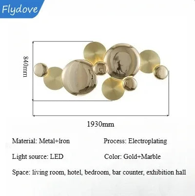 Light Luxury Living Room LED Decorative Lighting Bedside Lamp