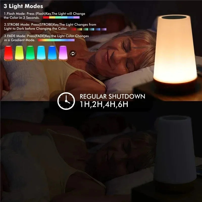 13 color change remote control atmosphere night light for home portable night light