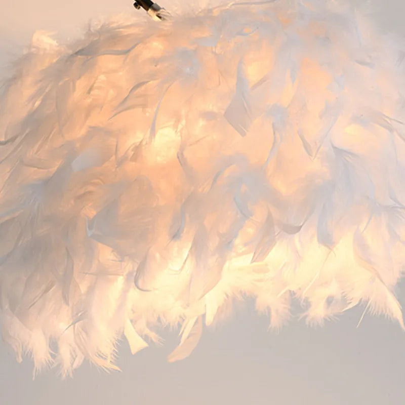 Feather floor lamp Nordic minimalist floor lamp h