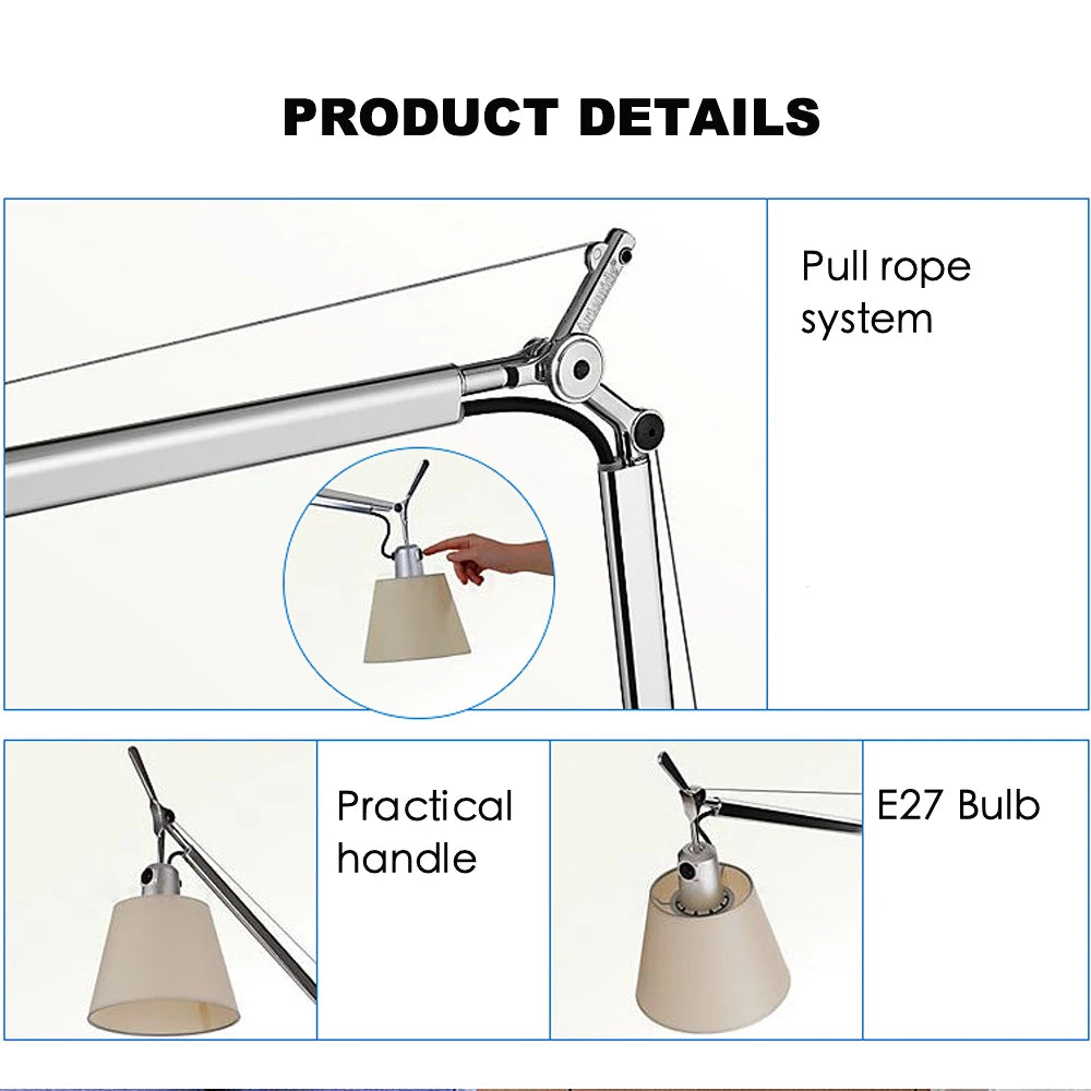 Designer Table Lamp Luminar Arm Folding Clip Eye Protection Light Wall Lamp