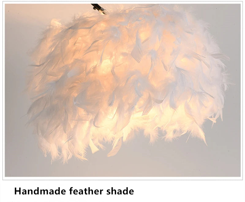 Feather floor lamp Nordic minimalist floor lamp h