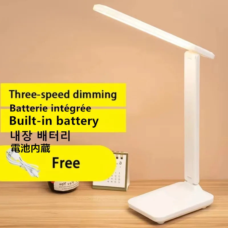 Folding Table Lamp Eye Protection Touch Dimmable LED Desk Lamp