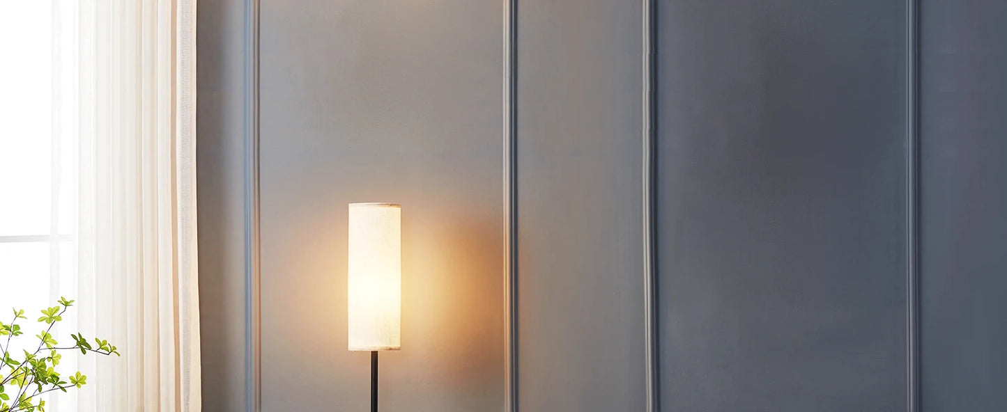 Floor Lamp for Living Room Modern Standing Lamps with Lampshade Lamp