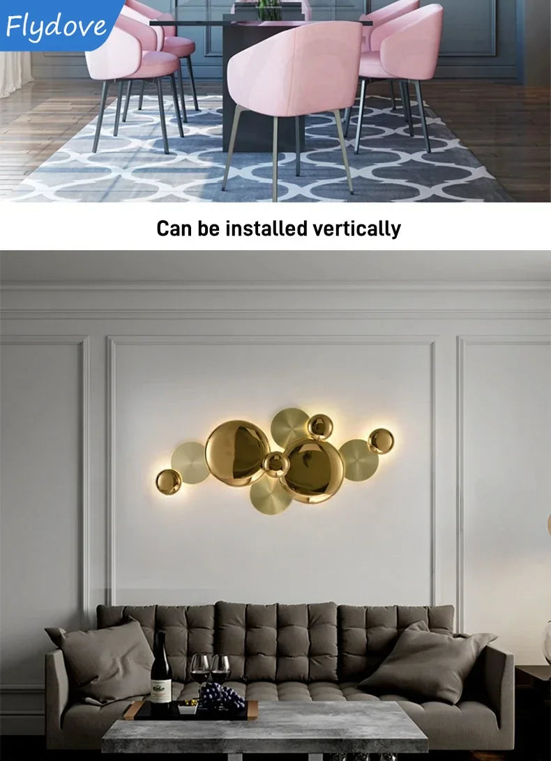 Light Luxury Living Room LED Decorative Lighting Bedside Lamp