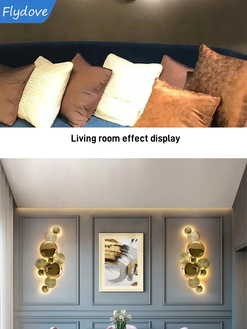Light Luxury Living Room LED Decorative Lighting Bedside Lamp
