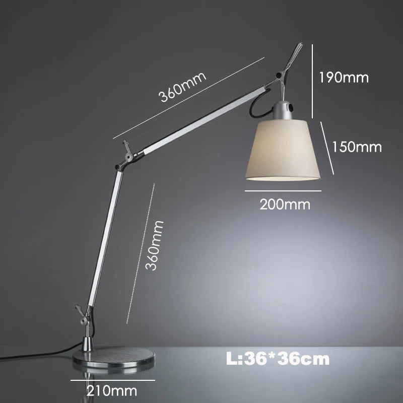 Designer Table Lamp Luminar Arm Folding Clip Eye Protection Light Wall Lamp