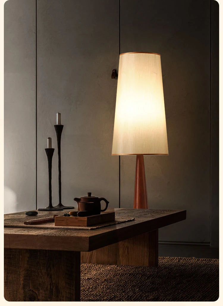 Wabi-sabi Wooden Zen Art Decorative Floor Lamp